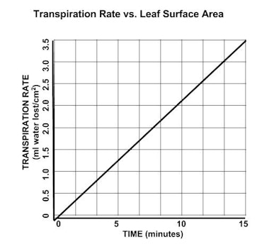 transpiration graph