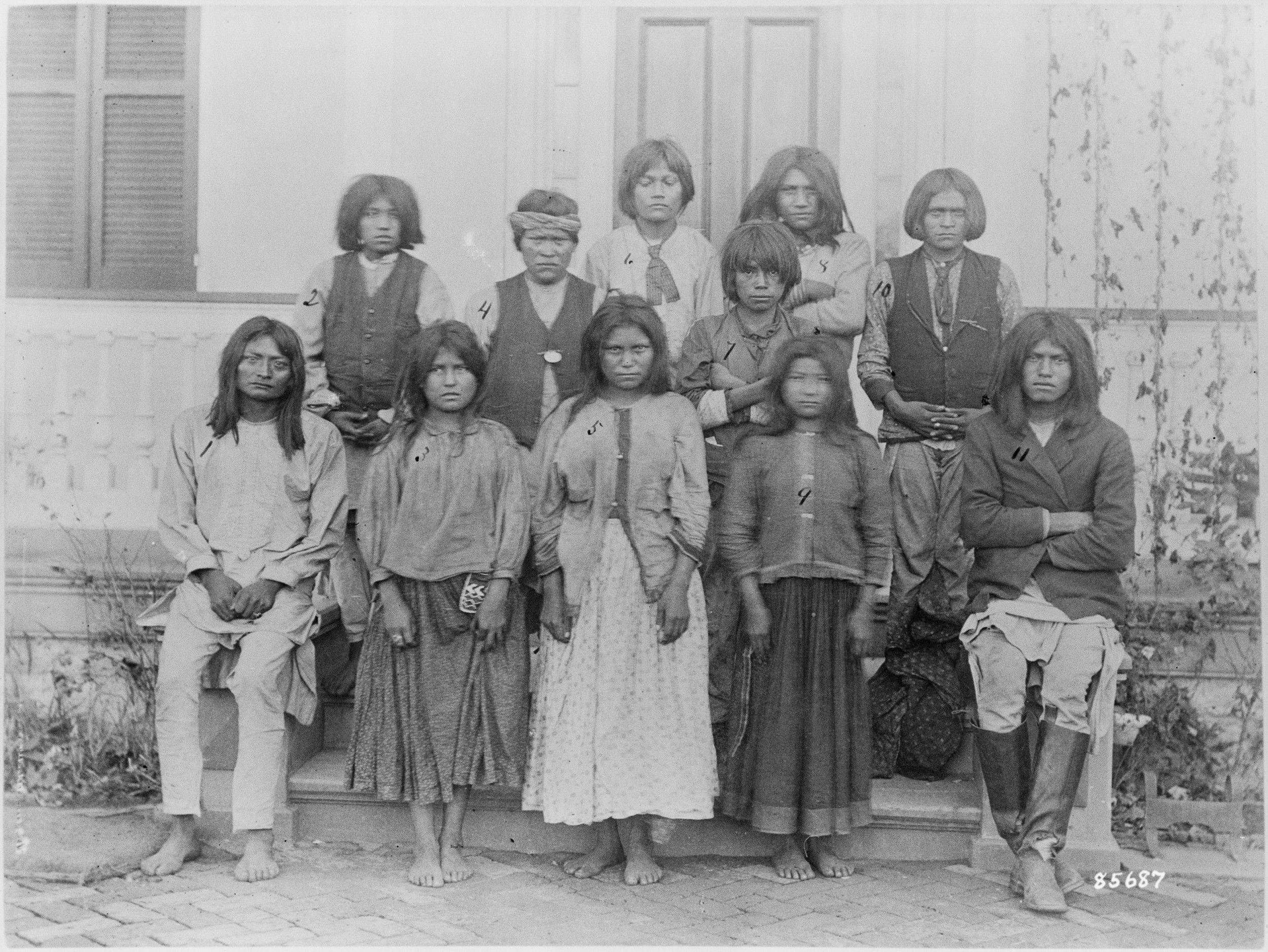 Chiracahua Apache Children at the Carlisle Indian School . History |  Practice | Albert